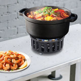 Camping Stove Outdoor Burner Portable Stove with 3 Adapters Gas Stove Matching Storage Bag for Frying Steaming Boiling Picnic