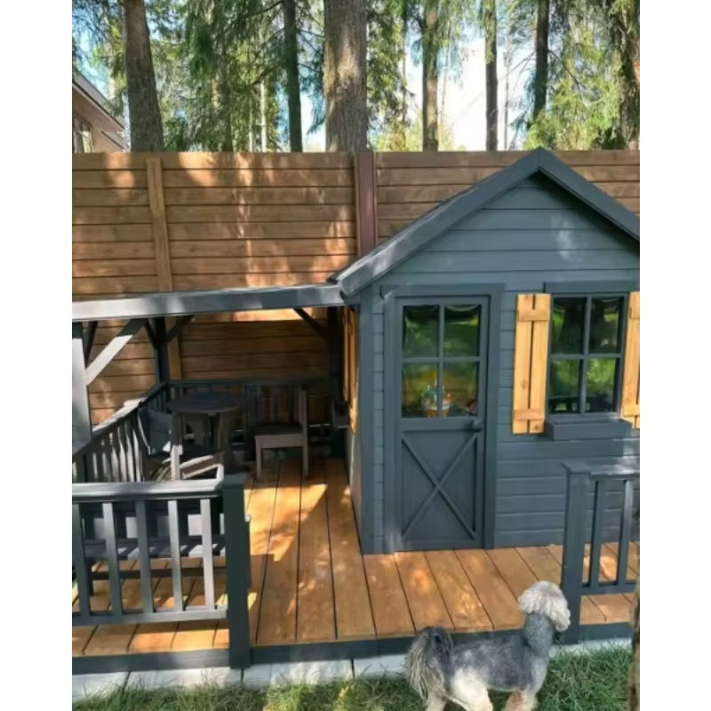 Factory Direct Modern Outdoor Wooden Children'S Toy House Kindergarten Durable Furniture