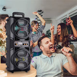 3000W Portable Bluetooth Speaker Subwoofer Heavy Bass Sound System Party DJ Karaoke Remote &MIC