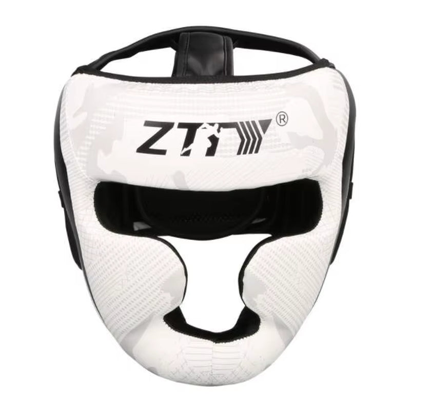 PU Boxing Helmet Leather Safety Protect Boxing Gear Equipment Head Guard Free Fight Sport Headgear