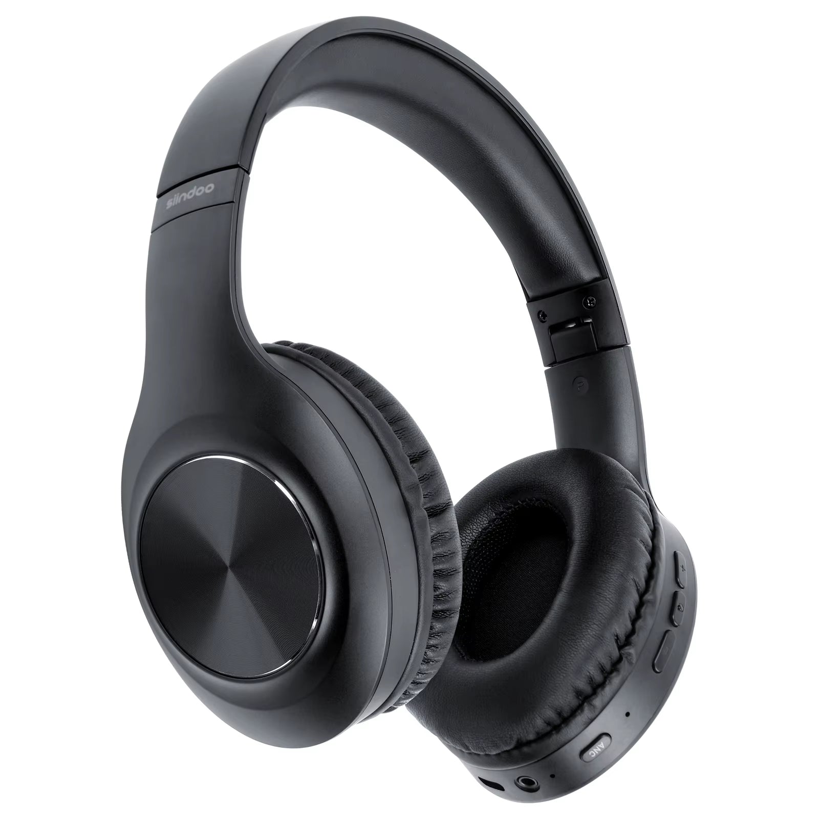 JH-ANC923 Active Noise Cancelling Wireless Headset Foldable Over-Ear Bluetooth Headphones with Mic Hifi Stereo Deep Bass