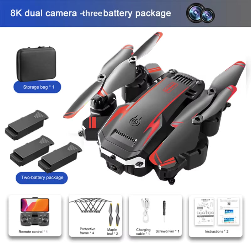 G6 PRO Drone 8K 5G GPS Drone Professional HD Aerial Photography Obstacle Avoidance Drone Four-Rotor Helicopter RC Distance 5000M