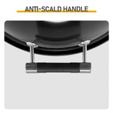 Electric Tabletop Barbecue Grill, Portable Double-Layer Indoor/Outdoor Electric Grill, Black