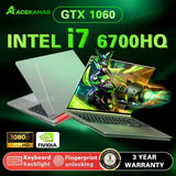 2025 ACEKAMAS 16" Gaming Laptop  Core I7 6700HQ GTX 1060 IPS 1920*1200 Gamer Computer 16GB DDR4 1TB SSD Windows 11 Pro PC