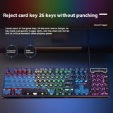 Gamer Wired Keyboard Mechanical Feel E-Sports 104 Keys Usb Wired Gaming Mouse Wired Keyboard Pc Accessories for Laptop Gamers