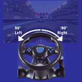 Racing Wheel & Pedals Dual Clutch Launch Control Computer USB Game Car Steering-Wheel for Switch/Xbox One/360/Ps4/Ps2/Ps3/Pc