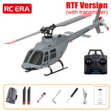 A60 Mini Bell206 RC Helicopter 2.4G 6-Aixs Gyroscope 4CH Altitude Hold Remote Control Plane Toys for Adult Gift