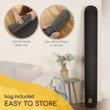 Extra Thick 8Mm Large Yoga Mat, Non-Slip & Eco-Friendly for Home Gym and Barefoot Exercise