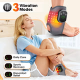 Electric Heating Ankle Massager 40PCS 660Nm LED Vibration Massage Red Light Ankle Brace Wrist Guard Left/Right Foot Hand Protect