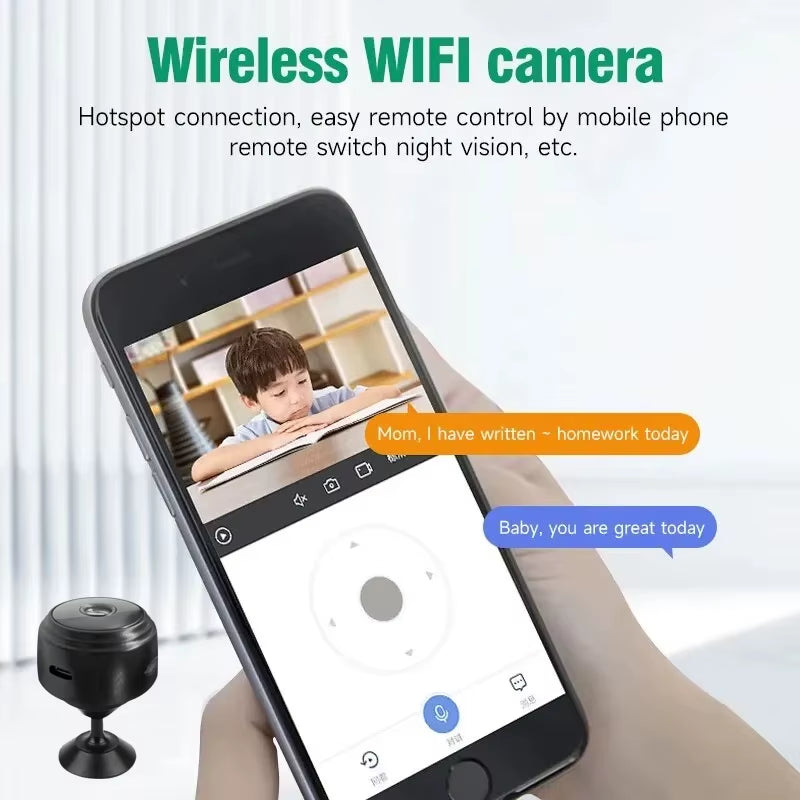 A9 HD Wifi Smart Monitor Surveillance Cameras Sensor Camcorder Web Video Home Safety Wireless Security