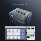 Smart Projector Full HD 1080P Home Theater Projector 4K Projectors Android 9 5G WIFI LED 8K Video Projectors Mini for Phone