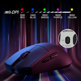 M916 Wireless Gamer Mouse, 49G Ultra-Light 8K DPI 2.4G Wireless Gaming Mouse W/Ergonomic Natural Grip Build