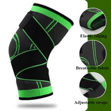 2Pcs Set Sports Fitness Running Hiking Basketball Knee Support Straps Warmth-Retaining Athletic Knee Braces with Support Straps