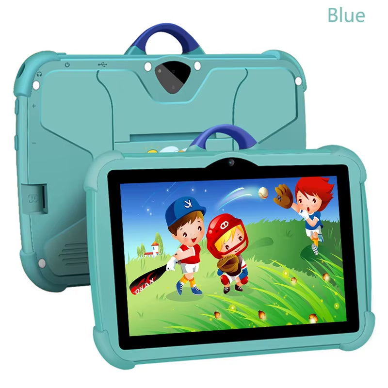 2025 New 7-Inch 5G Wi-Fi Tablet for Kids - Quad-Core, 4GB RAM, 64GB ROM, Google Education Version with Dual Cameras