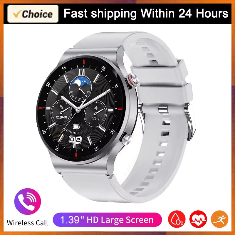ECG+PPG Bluetooth Call Smart Watch 2025 Men AMOLED Full Touch Sports Watch Women Men Smartwatch Waterproof for Android Ios