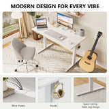 MCQ Electric 63"x24" Ergonomic Height Adjustable Standing Desk for Home Office and Gaming Workstation