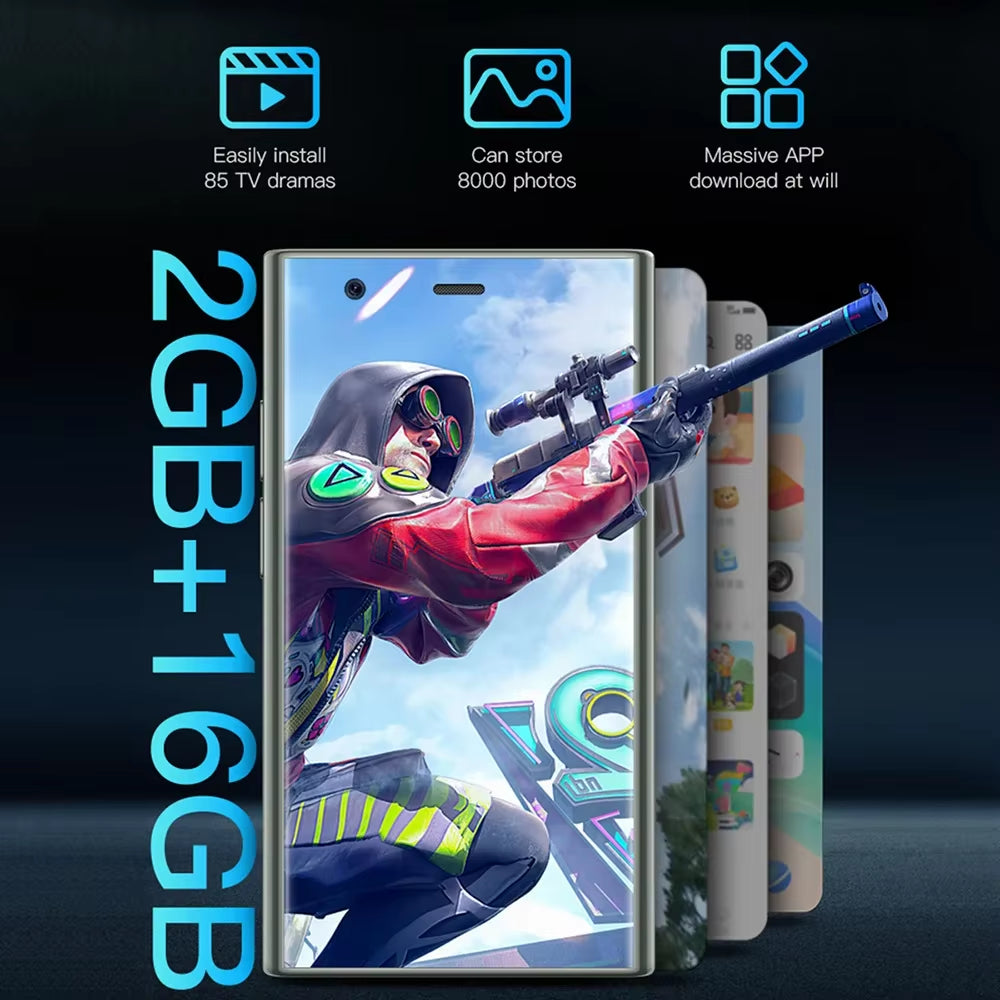 S23 Pro Mini Smartphone with 3.0-Inch Display, 16GB Storage, Dual HD Cameras, Dual SIM, and Quad-Core Processor