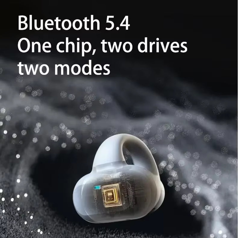 OHR206 Clip-On OWS Bluetooth Earphpones IP5 Waterproof Dolby Sound Quality AAC/SBC Wireless Sports Bluetooth 5.4 Headphones