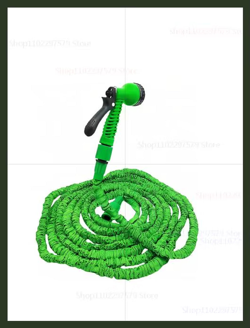 Retractable Magic Hose with High-Pressure Water Gun for Car Washing Garden Watering Multi-Function Cleaning Sprayer for Outdoor