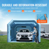 Inflatable Paint Booth Inflatable Spray Booth with Powerful Blowers and Air Filter System Portable Car Paint Booth