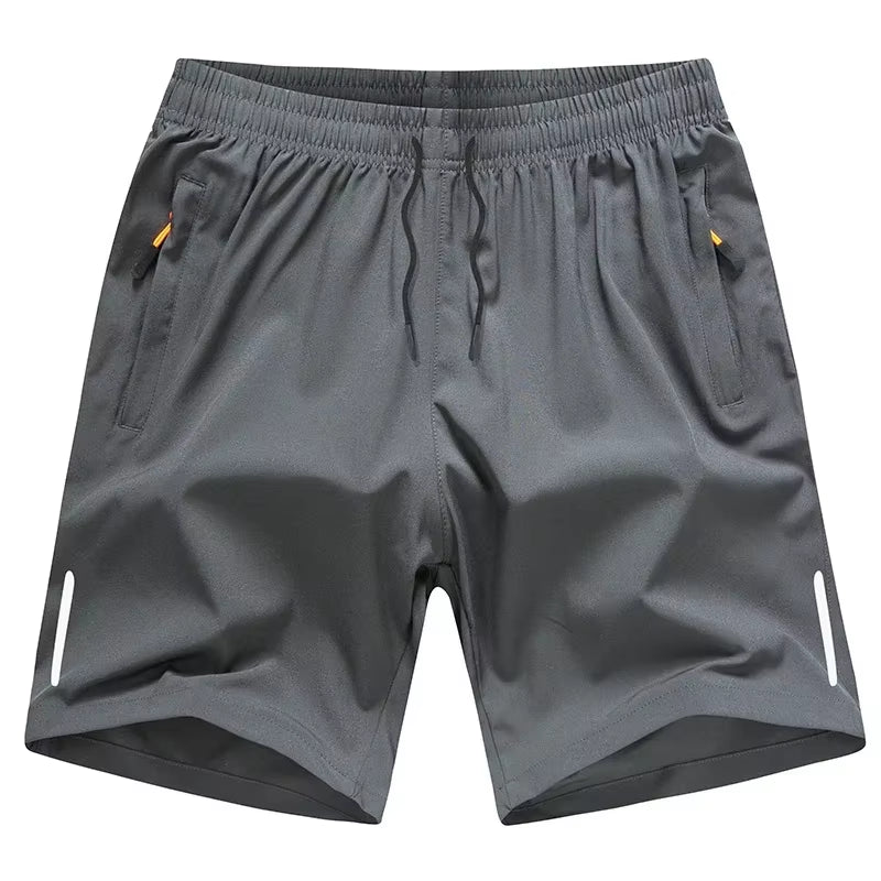Sports Shorts Man Summer Ice Silk Beach Pants Casual Loose Thin Basketball Running Gym Clothing Shorts Sweat Wicking Hygroscopic