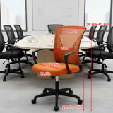 Ergonomic Mid Back Mesh Office Chair with Lumbar Support and Armrests