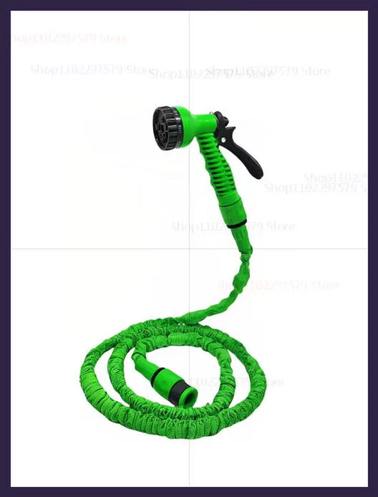 Retractable Magic Hose with High-Pressure Water Gun for Car Washing Garden Watering Multi-Function Cleaning Sprayer for Outdoor