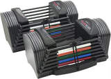 Sport 24 Adjustable Dumbbells, 3-24 Lb. Durable Steel Build, Innovative at Home Workout Equipment, All-In-One Strength Training