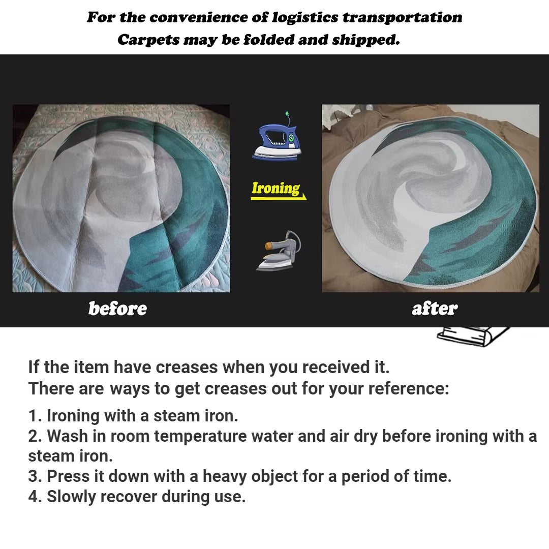 Nordic Abstract Geometric Carpets for Living Room Plush Decoration Home Retro Non-Slip Floor Mat Washable Bedroom Cloakroom Rugs