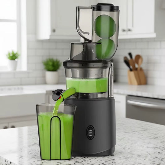 Slow Masticating Cold Press Juicer: 200W Juicer for Vegetables and Fruit