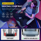 Ergonomic Gaming Chair with Pocket Spring Cushion, Adjustable Linkage Armrests, Footrest, and Lumbar Support