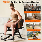 ERGOLIFE 6 Resistances Hip Abduction Machine for Home Office Inner Thigh Exercise Equipment Glute Training Machine