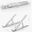 Aluminum Alloy Laptop Stand Adjustable Foldable Portable for Notebook Computer Bracket Lifting Cooling Holder Non-Slip