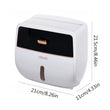 Portable Toilet Roll Paper Holder Plastic Waterproof Double Layer Paper Dispenser for Toilet Storage Box Bathroom Accessories