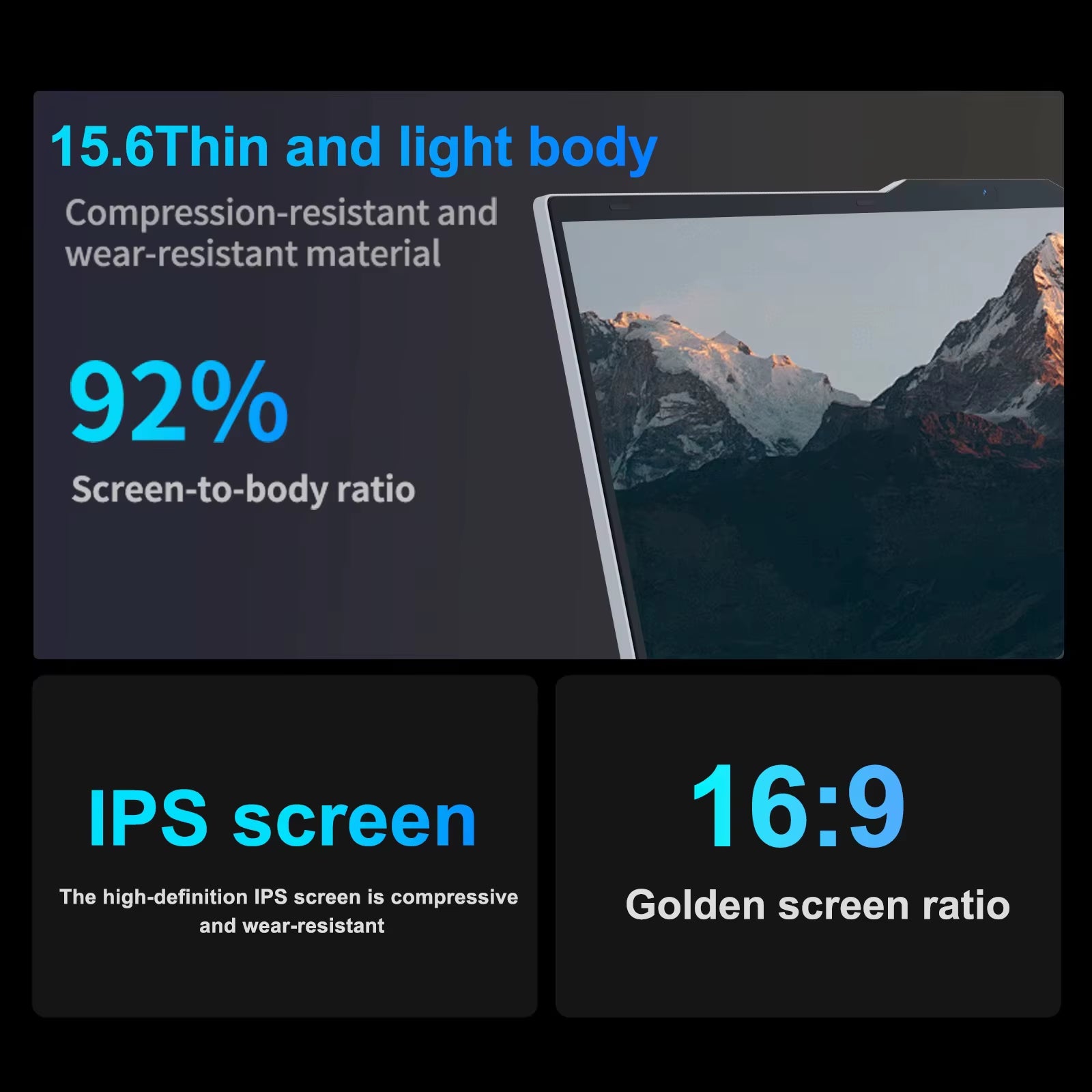 Xiaman 15.6" Potrable Laptop Computer  Core I7 6500U Windows 11 Pro Gaming Laptop 16GB DDR4 512GB 1TB SSD Notebook PC Gamer