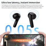 Wireless Headphones, In-Ear Headphones, with Microphone, Stereo In-Ear Headphones with LED Display