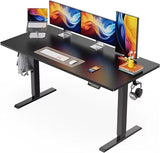 Ergear Adjustable Height Electric Desk, 55" x 28" Ergonomic Sit-Stand Home Office Computer Desk with 4 Memory Presets