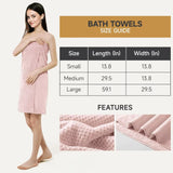 Premium 6-Piece Soft Bath Towel Set, Highly Absorbent Luxury Towels for Bathroom, Gym, Hotel & Spa Daily Use