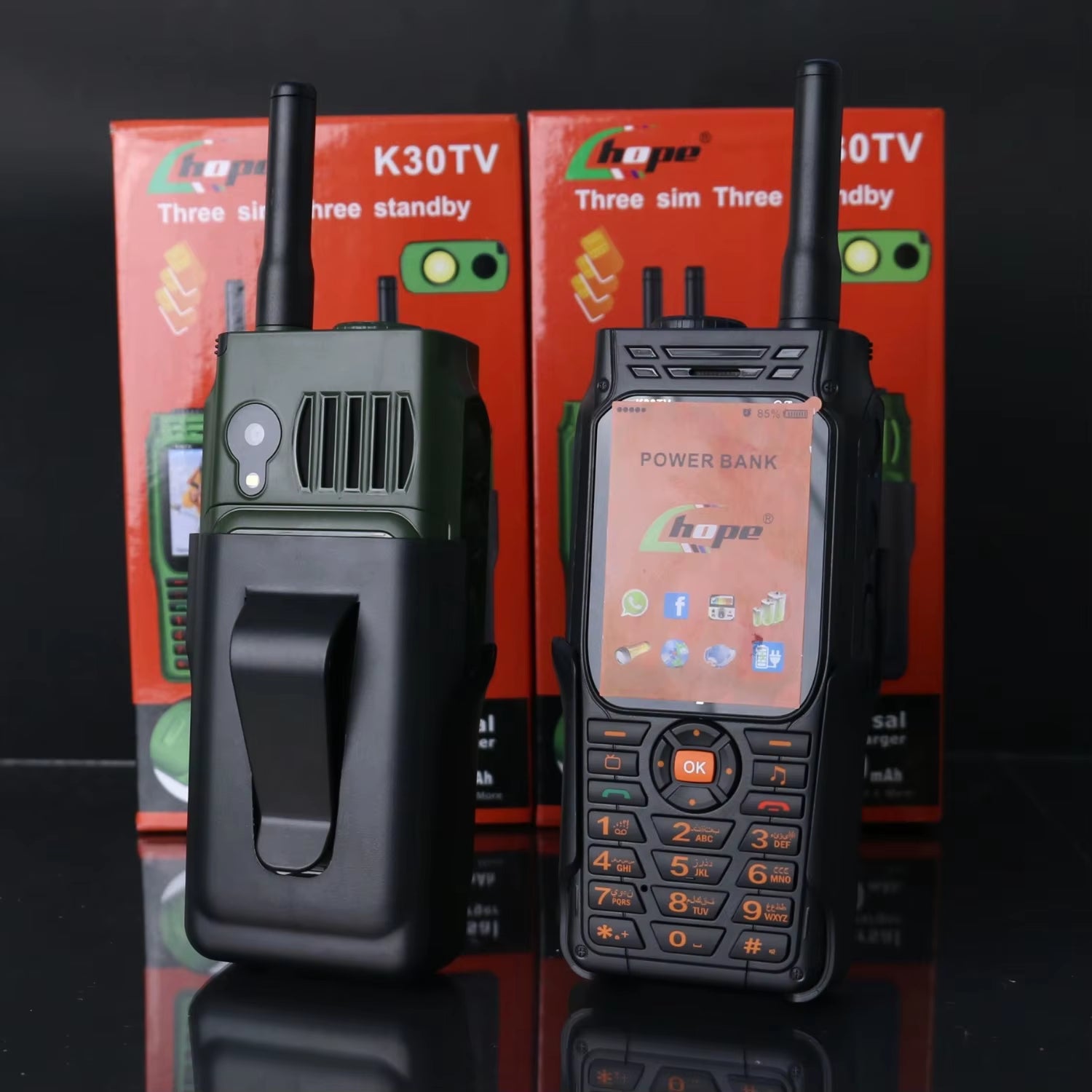 Unlocked Shockproof Outdoor Phone with Enhanced Signal, SOS Feature, FM Radio, Long-lasting Battery, and Durable Design for Hunting