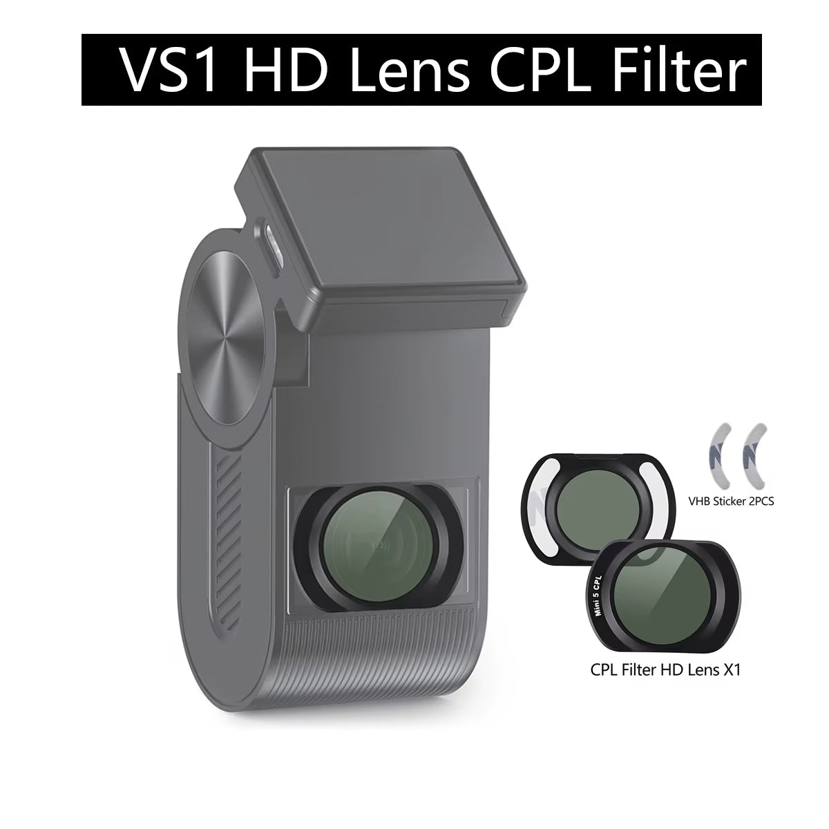 FOR VIOFO CPL-400 Circular Polarizing Filters Lens Cover for VIOFO VS1 Car Dash Camera
