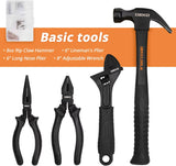 218-Piece Professional Hand Tool Kit for Home and Auto Repair