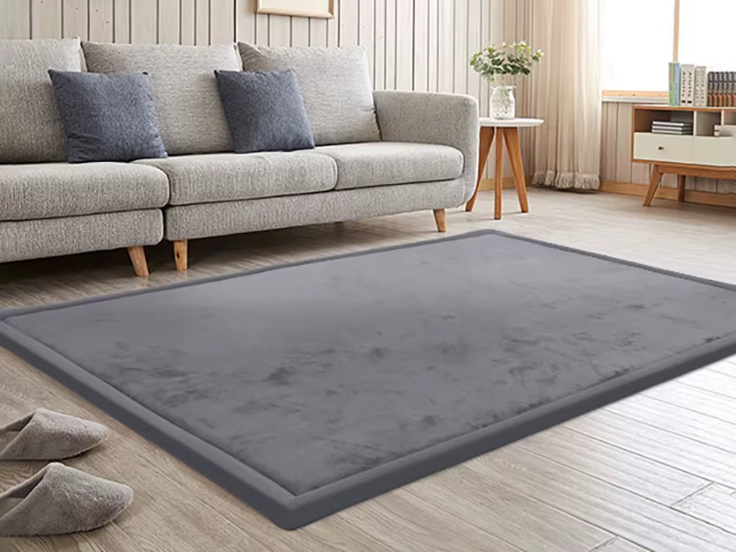 Huloosleep 1.3" Thick Large Tatami Carpet Baby Play Mat Non-Slip Soft Crawling Mat for Living Room Kids Yoga Mat Nursery Rug