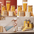 Multi-Size Glass Jars with Bamboo Lids - Airtight Storage Containers for Kitchen Essentials