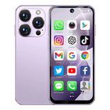 XS19 Mini Smartphone 3.88In 2GB RAM 16GB ROM Android10.0 with Facial Recognition Dual SIM Standby 3G Network Small Phone