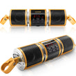 Motorcycle Speakers IP65 Waterproof Motorcycle Bluetooth Audio System - Handlebar-Mounted Speakers with USB/TF/AUX/FM