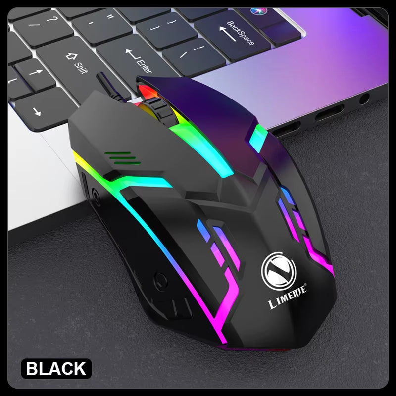 S1 Mouse USB Wired Mouse Computer Laptop Gaming Office Luminous Mouse