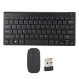 Wireless Keyboard Mouse Kit Slim Wireless Key Mouse Combo Portable Beautiful Power Saving Silent Button LED Indicator for Home