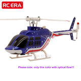 A60 Mini Bell206 RC Helicopter 2.4G 6-Aixs Gyroscope 4CH Altitude Hold Remote Control Plane Toys for Adult Gift