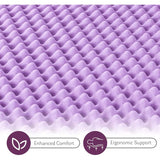 3 Inch Queen Size Memory Foam Mattress Topper with Lavender Scent and Pure Relief, 60X80