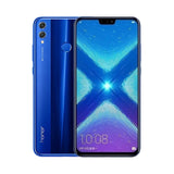 8X Smartphone with Global Firmware, Haisi Kirin 710 CPU, 6.5-Inch Display, 3750mAh Battery, 20MP Rear Camera, Dual SIM - Pre-Owned